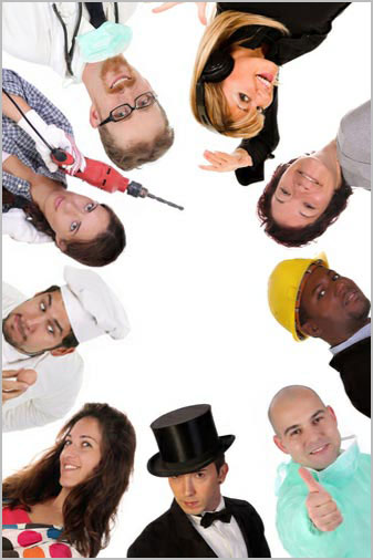 A group of people